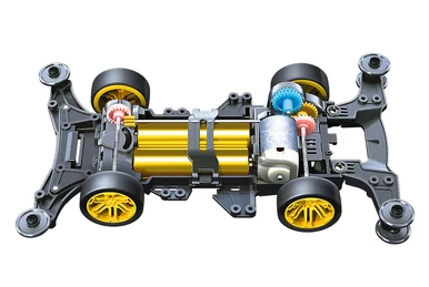 Tamiya Mini 4WD Albero Cavo A Elica Per Telaio Super X - Ricambio Originale Modello 15234, Peso 6g