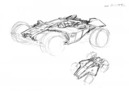 One of the earlier concept drafts by Hiroyuki Takei.