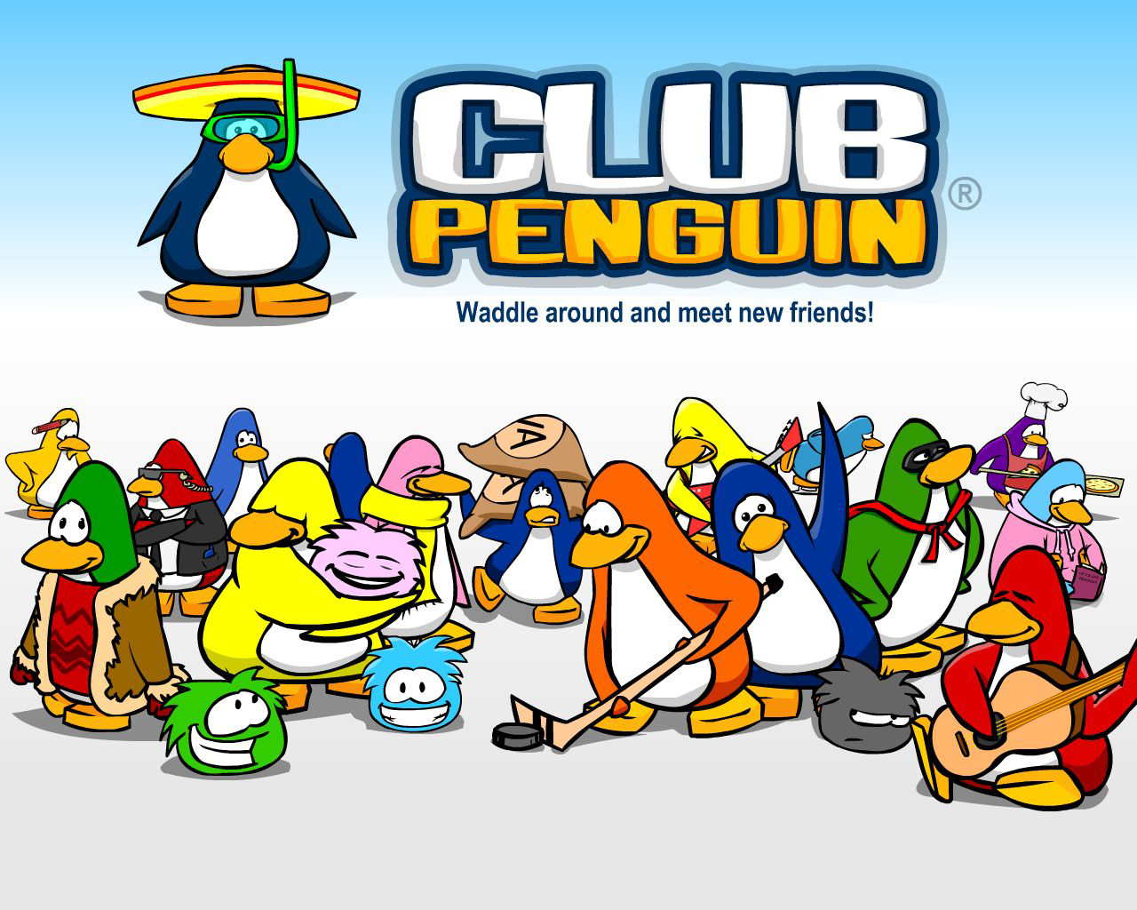 Using Club Penguin