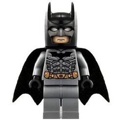 LEGO Super Heroes DC Universe Black Batman Minifigure with Batarang  (Traditional Head)