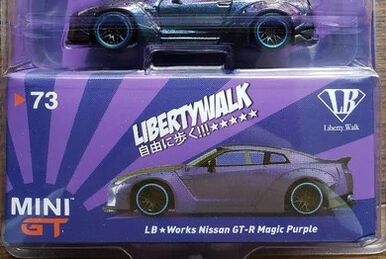 LB☆WORKS Nissan GT-R (R35) Magic Purple Type 1, Rear Wing ver 2