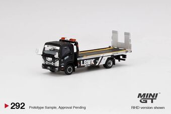 Amazon | MINI GT MGT00292-LB いすゞ Nシリーズ(ELF) 車両積載