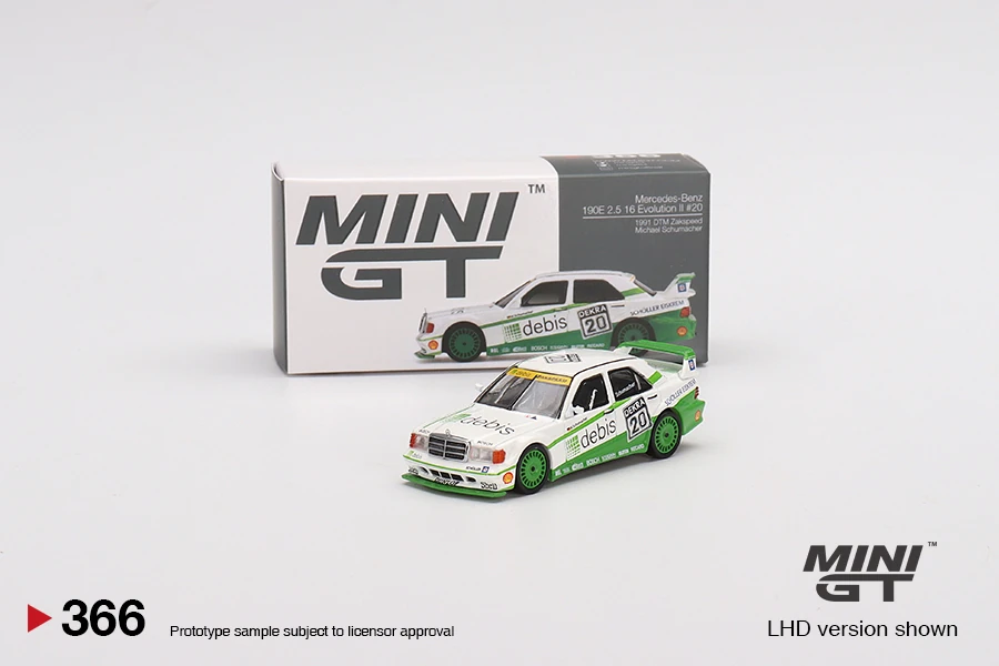 Mercedes-Benz 190E 2.5 16 Evolution II 1991 DTM Zakspeed #20 Michael Schumacher