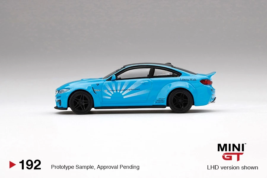 LB☆WORKS BMW M4 Baby Blue | MINI GT Wiki | Fandom