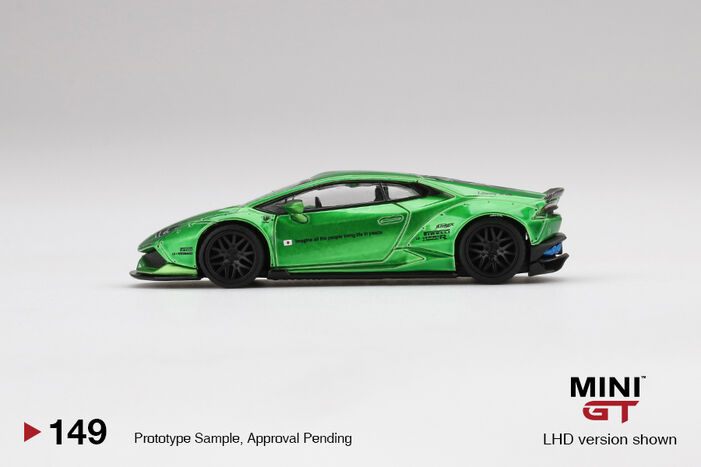 LB☆WORKS Lamborghini Huracán ver. 2 Green | MINI GT Wiki | Fandom