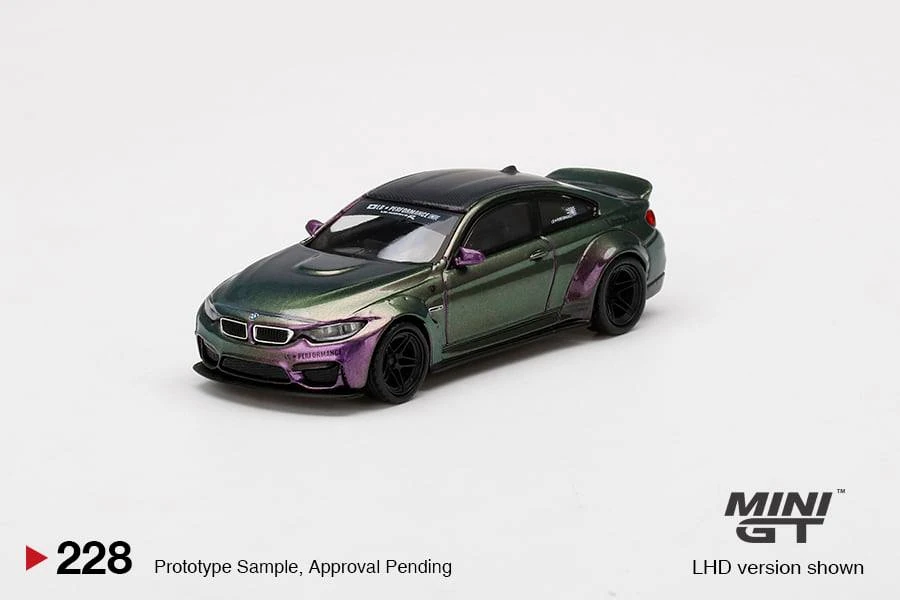 LB☆WORKS BMW M4 Purple-Green Metallic | MINI GT Wiki | Fandom