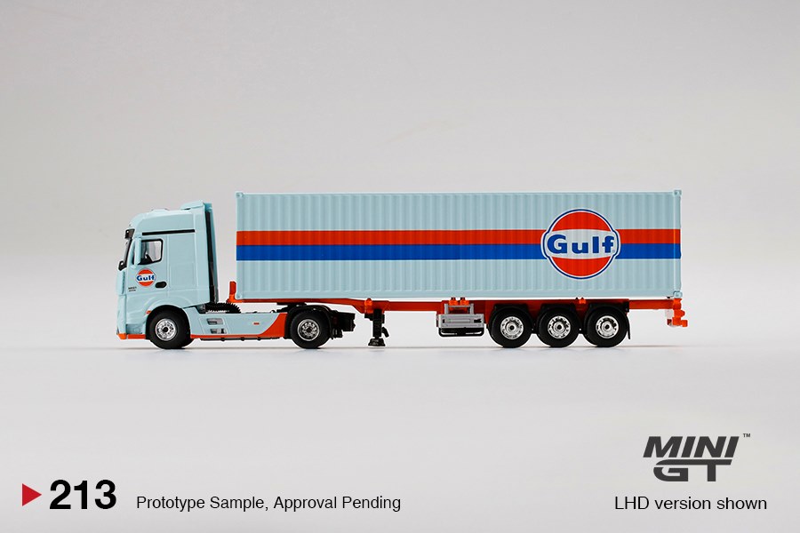 【MINI GT】MercedesBenz actros 40ftコンテナ 1/64 Mini GT Mercedes-Benz Actros with 40 Ft Dry Container