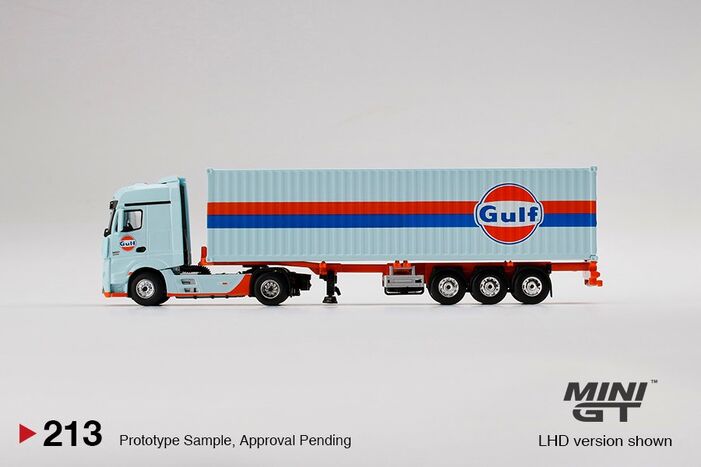 MINIGT 1:64 Mercedes-Benz Actros w/40 Ft Container 