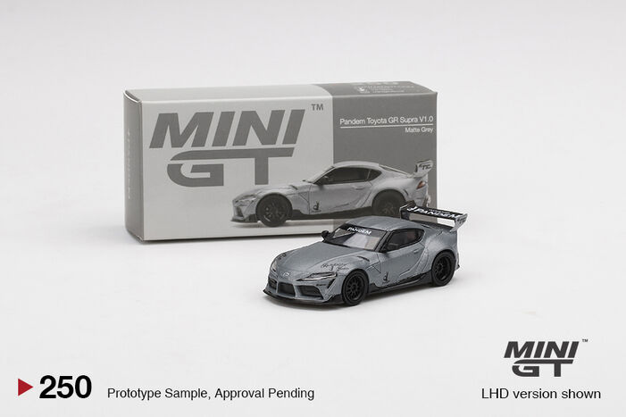Pandem Toyota GR Supra V1.0 Matte Grey | MINI GT Wiki | Fandom