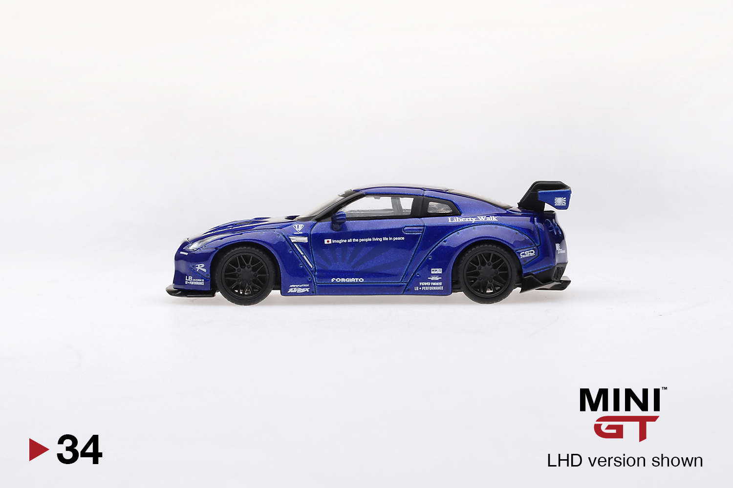 miniGT リバティーウォークLB GTR マジックパープル No.39未開封 MINI GT #39 LB☆WORKS Nissan GT-R (R35) Magic Purple – J