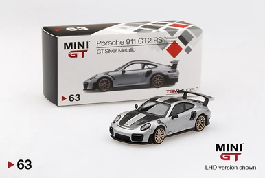 Porsche 991 Turbo GT2RS Weissach Package GT Silver Metallic