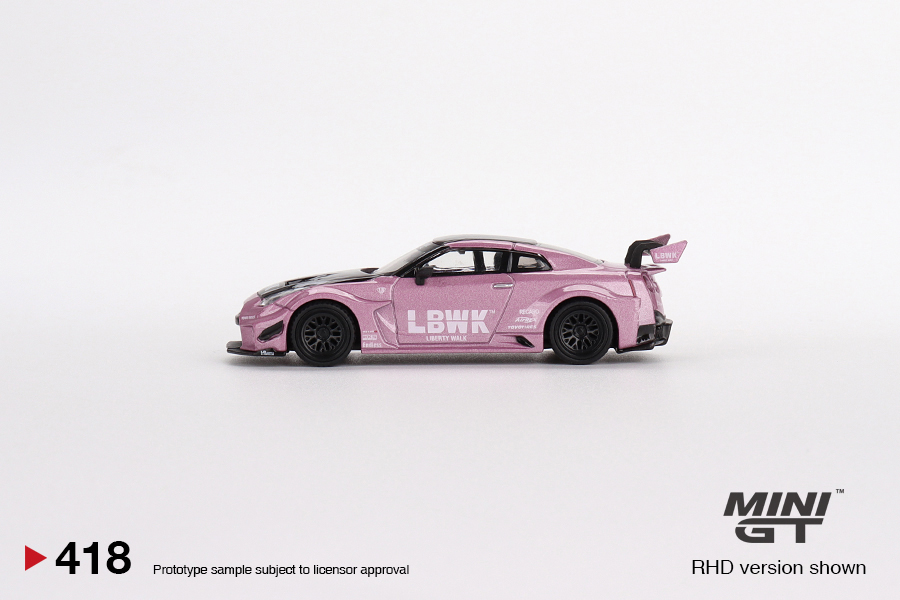 Mini GT 1:64 Diecast LB-Silhouette WORKS GT Nissan 35GT-RR Ver.2 Passion  Pink – Mocitos