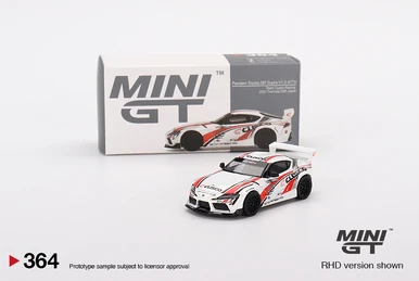 Pandem Toyota GR Supra V1.0 Silver 185 | MINI GT Wiki | Fandom