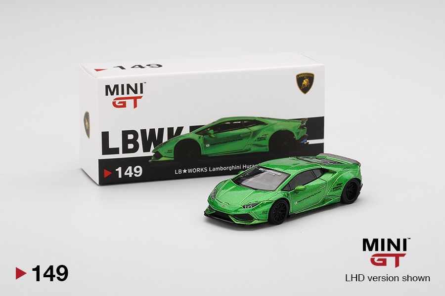 LB☆WORKS Lamborghini Huracán ver. 2 Green | MINI GT Wiki | Fandom