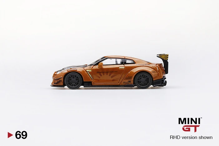 LB☆WORKS Nissan GT-R (R35) Metallic Brown Type 2, Rear Wing ver 3