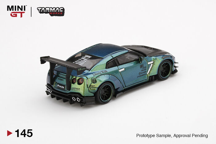 LB☆WORKS Nissan GT-R (R35) Magic Green Type 2, Rear Wing ver 3 ...
