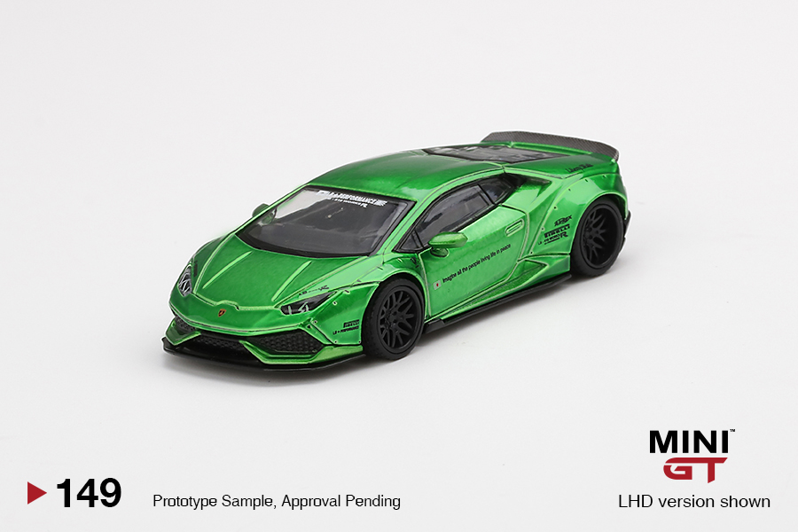 LB☆WORKS Lamborghini Huracán ver. 2 Green | MINI GT Wiki | Fandom