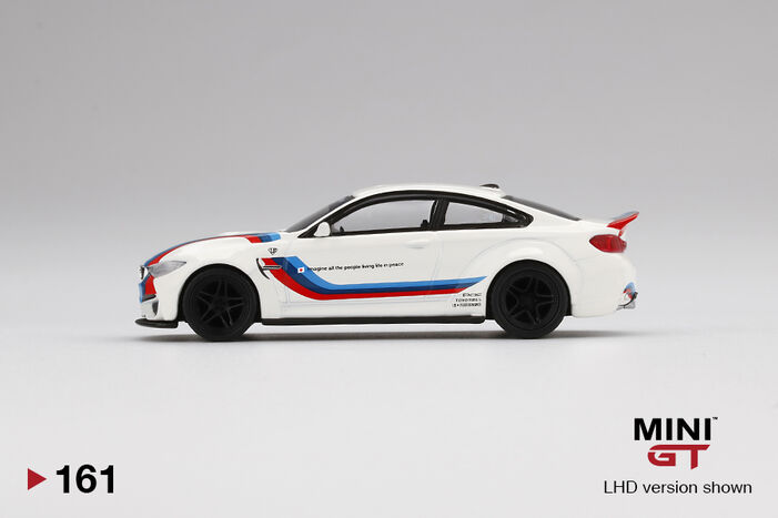 LB☆WORKS BMW M4 White W/ M Stripe | MINI GT Wiki | Fandom