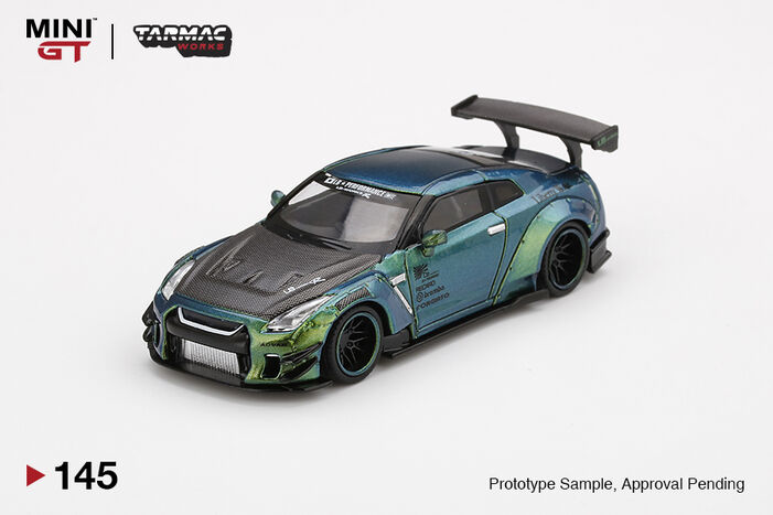 LB☆WORKS Nissan GT-R (R35) Magic Green Type 2, Rear Wing ver 3