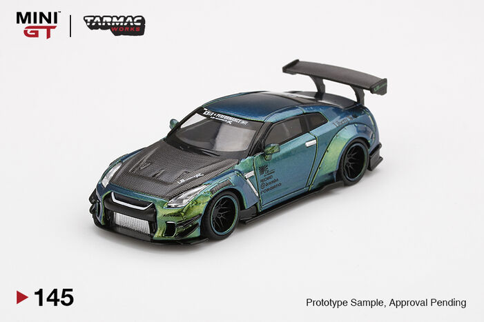 LB☆WORKS Nissan GT-R (R35) Magic Green Type 2, Rear Wing ver 3 