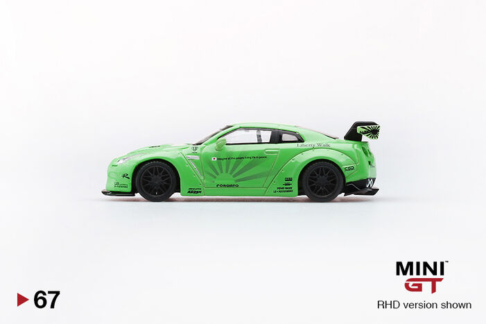 LB☆WORKS Nissan GT-R (R35) Light Green Type 1, Rear Wing ver 1 