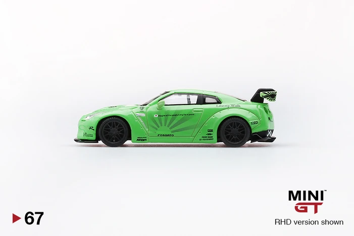 LB★WORKS Nissan GT-R (R35) Light Green Type 1, Rear Wing ver 1 | MINI ...