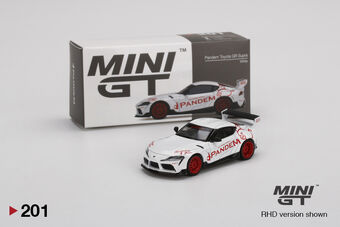 Pandem Toyota GR Supra V1.0 White 201 | MINI GT Wiki | Fandom