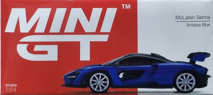 McLaren Senna Antares Blue | MINI GT Wiki | Fandom