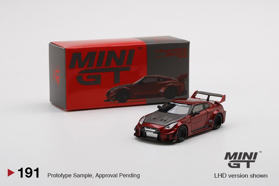 LB-Silhouette WORKS GT NISSAN 35GT-RR Ver.1 Lava Red | MINI GT