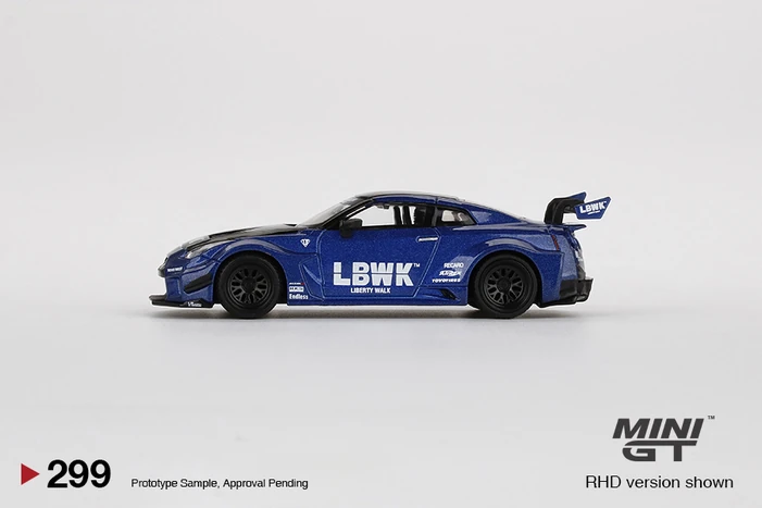 LB-Silhouette WORKS GT NISSAN 35GT-RR Ver.2 LBWK Blue | MINI GT Wiki ...