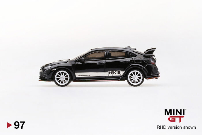 MINIGT Honda Civic TypeR クリスタルブラックL&Rセット MINI GT 1/64 Honda シビック Type R 2023 クリスタルブラック