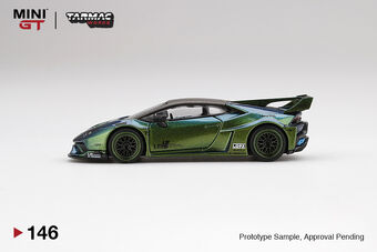 ミニカー MINIGT LBWK TARMAC Lamborghini Huracan LB☆WORKS Lamborghini Huracán GT Magic Green | MINI GT Wiki