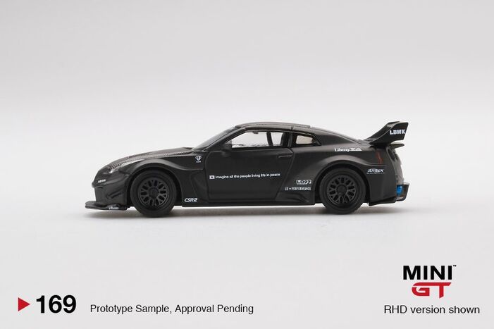 LB-Silhouette WORKS GT NISSAN 35GT-RR Ver.1 Matte Black | MINI GT