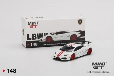 LB☆WORKS Lamborghini Huracán GT White 126 | MINI GT Wiki | Fandom