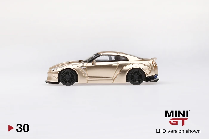 LB★WORKS Nissan GT-R (R35) Satin Gold Type 1, Rear Wing ver 2 | MINI GT ...