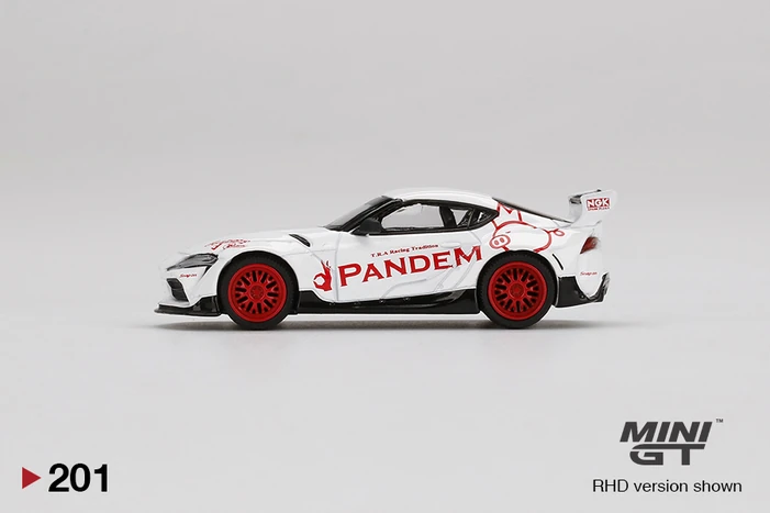 Pandem Toyota GR Supra V1.0 White 201 | MINI GT Wiki | Fandom