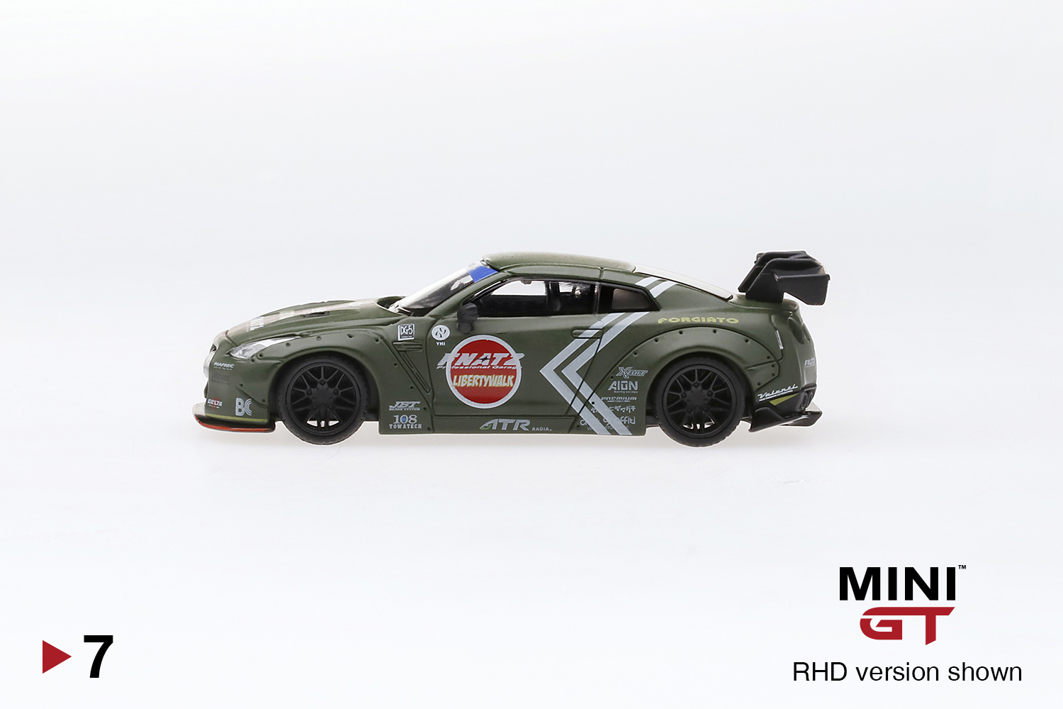 Mini GT LB Works Nissan GT-R R35 Liberty Walk Police - YouTube