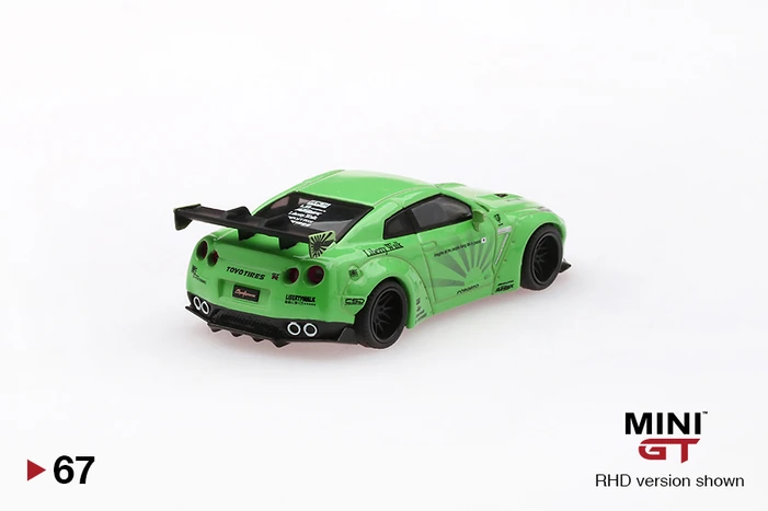 LB★WORKS Nissan GT-R (R35) Light Green Type 1, Rear Wing ver 1 | MINI ...