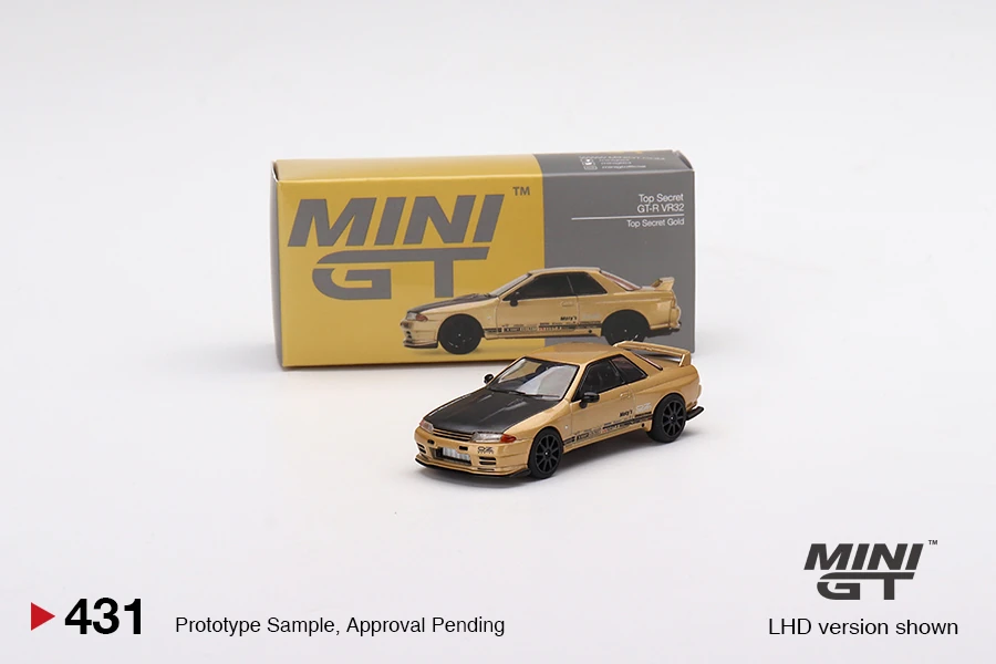 Top Secret Nissan Skyline GT-R VR32 Top Secret Gold | MINI GT Wiki