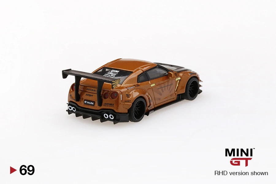 LB☆WORKS Nissan GT-R (R35) Metallic Brown Type 2, Rear Wing ver 3
