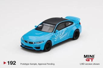 MINI GT LB★WORK  M4 Baby Blue LB☆WORKS BMW M4 Baby Blue | MINI GT Wiki | Fandom