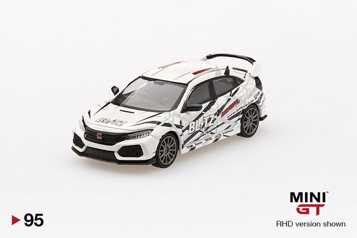 Honda Civic Type R (FK8) Blitz Type R White | MINI GT Wiki