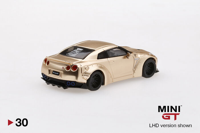 LB☆WORKS Nissan GT-R (R35) Satin Gold Type 1, Rear Wing ver 2 