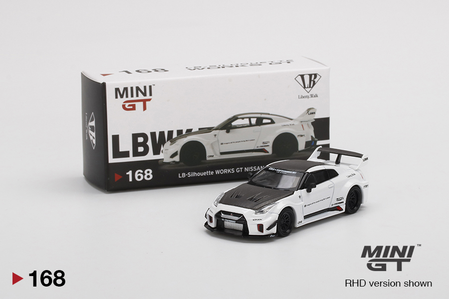 LB-Silhouette WORKS GT NISSAN 35GT-RR Ver.1 White | MINI GT