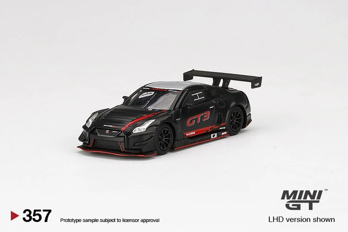 MINI GT Nissan GT-R NISMO GT3 マットブラック Nissan GT-R Nismo GT3 2018 Presentation Matte Black | MINI GT Wiki