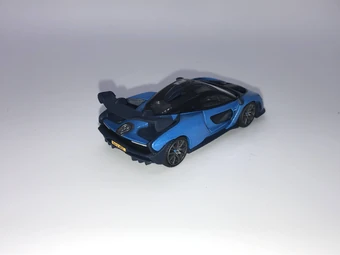 McLaren Senna Cerulean Blue Shmee150 Collection | MINI GT Wiki