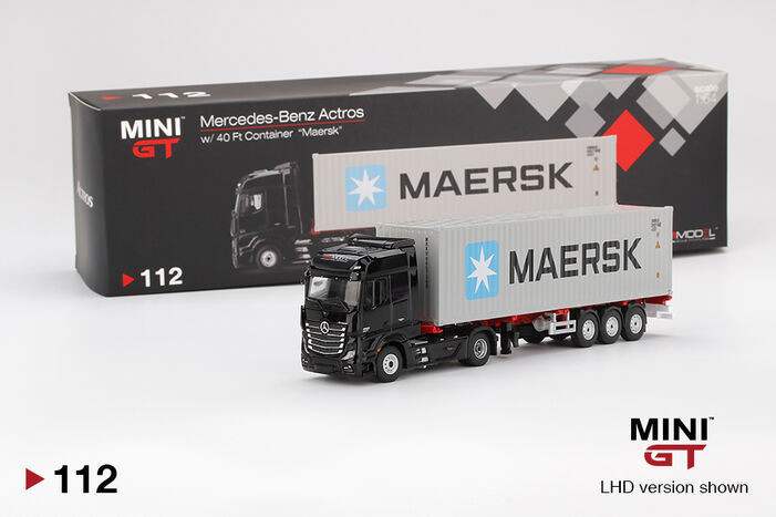 Mercedes-Benz Actros With 40 Ft Container | MINI GT Wiki