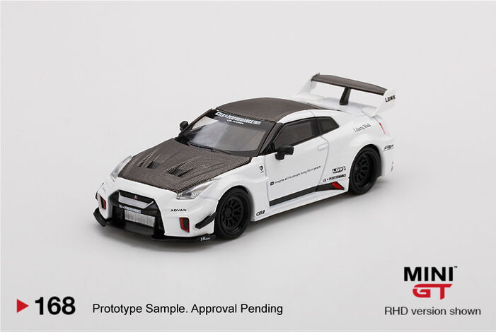 LB-Silhouette WORKS GT NISSAN 35GT-RR Ver.1 White | MINI GT