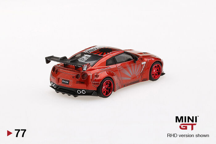 LB☆WORKS Nissan GT-R (R35) Candy Red Type 1, Rear Wing ver 1+2