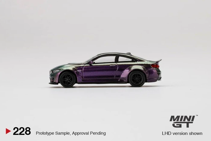 LB☆WORKS BMW M4 Purple-Green Metallic | MINI GT Wiki | Fandom